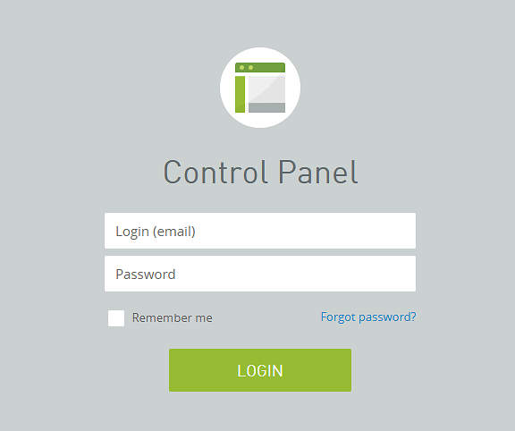 Log in to the Elevate admin panel