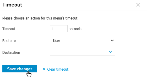 Click "Save changes" when you are finished